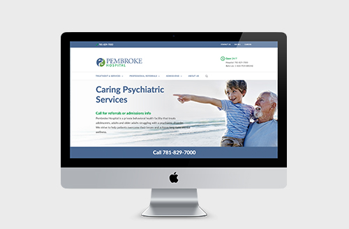 Pembroke Hospital WordPress Child Theme Website