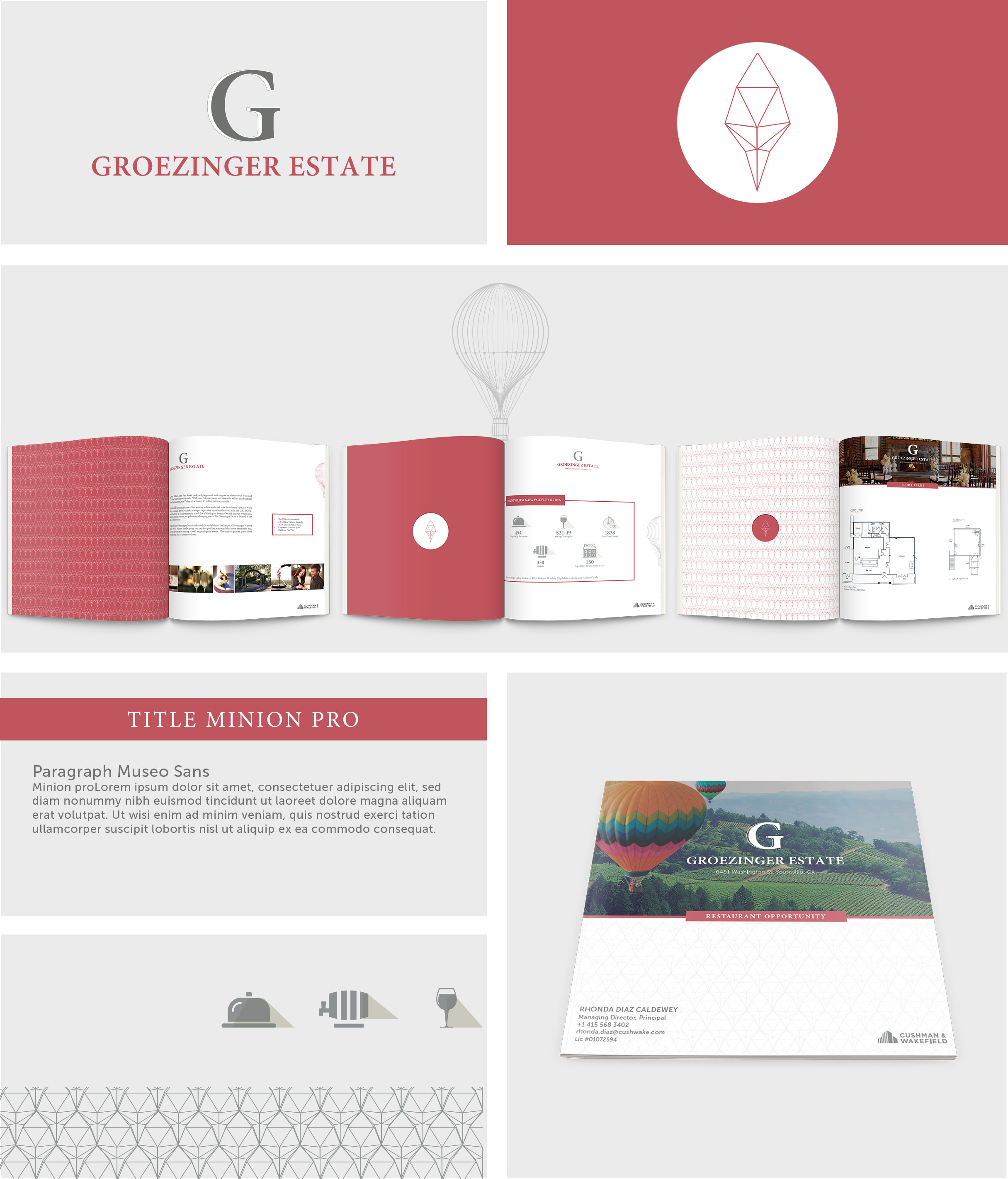 Groezinger Brochure brand system showcase