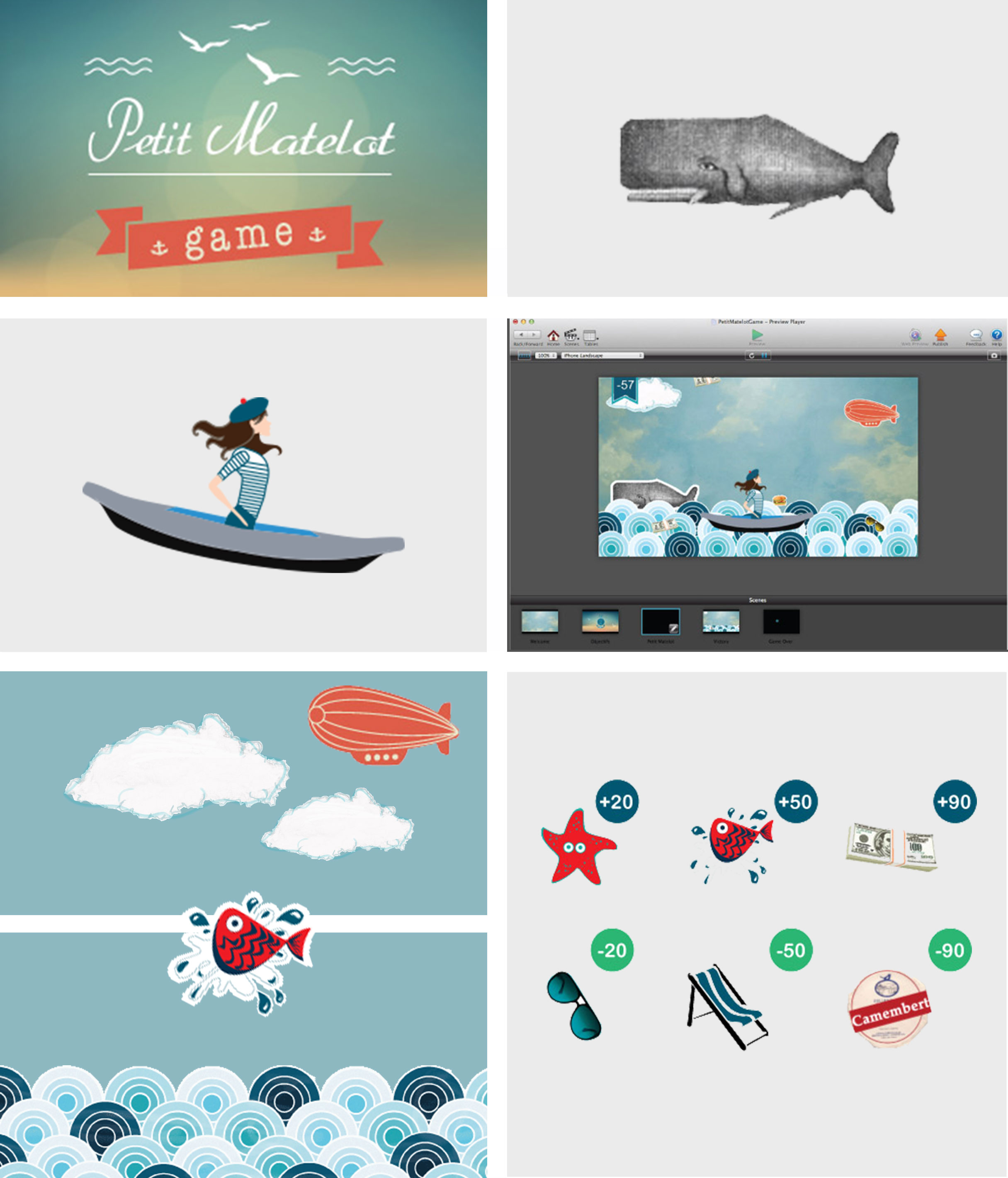 Mobile Game Interface Showcase